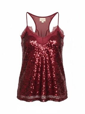 CAMI sequin top